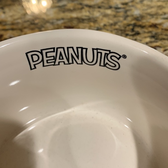 NWT Rae Dunn Halloween Peanuts soup mug MORE PLEASE - Picture 3 of 6